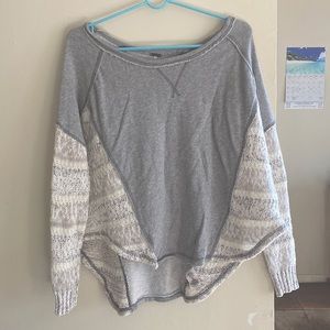 Free People sweater in grey X-small